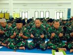 Menjelang peringatan Hari Ulang Tahun (HUT) ke-7, Komando Armada (Koarmada) III menggelar doa bersama yang berlangsung khusyuk dan penuh kekhidmatan di seluruh rumah ibadah Koarmada III, pada Jumat (9/5/2025). Foto: Dispen Koarmada III