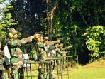 Komando Armada III (Koarmada III) menggelar latihan menembak bagi Perwira Pertama (Pama) di Lapangan Tembak Pistol Satkopaska Koarmada III, Katapop, Kabupaten Sorong, Papua Barat Daya pada Rabu, (28/5/2025). Foto: Dispen Koarmada III