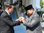 Presiden Prabowo Subianto menerima kunjungan resmi Presiden Senat Kerajaan Kamboja, Samdech Akka Moha Sena Padei Techo Hun Sen di Istana Merdeka, Jakarta, pada Senin, 5 Mei 2025 Foto: BPMI Setpres/Cahyo