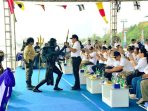 Kepala Staf Angkatan Laut (Kasal), Laksamana TNI Dr. Muhammad Ali, S.E., M.M. membuka Kasal Cup Water Sport 2025 yang digelar di Pantai Festival, Ancol, Jakarta Utara, pada Sabtu, (28/6/2025). Foto: Dispen Koarmada III