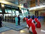 Presiden Republik Peru, Dina Ercilia Boluarte Zegarra, tiba di Indonesia pada Minggu sore, 10 Agustus 2025, untuk memulai rangkaian kunjungan kenegaraan. Foto: BPMI Setpres/Muchlis Jr