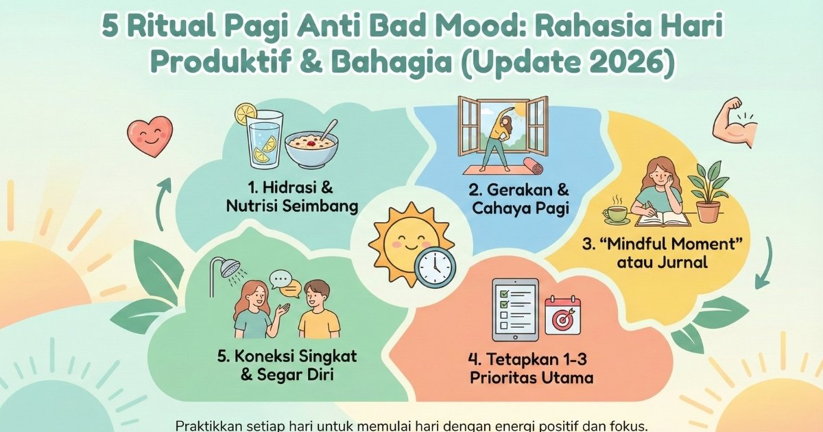 5 Ritual Pagi Anti Bad Mood Rahasia Hari Produktif & Bahagia (Update 2026)