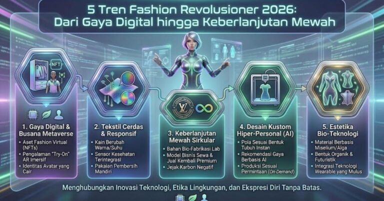5 Tren Fashion Revolusioner 2026 Dari Gaya Digital hingga Keberlanjutan Mewah