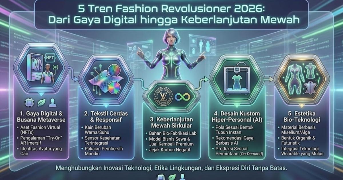 5 Tren Fashion Revolusioner 2026 Dari Gaya Digital hingga Keberlanjutan Mewah