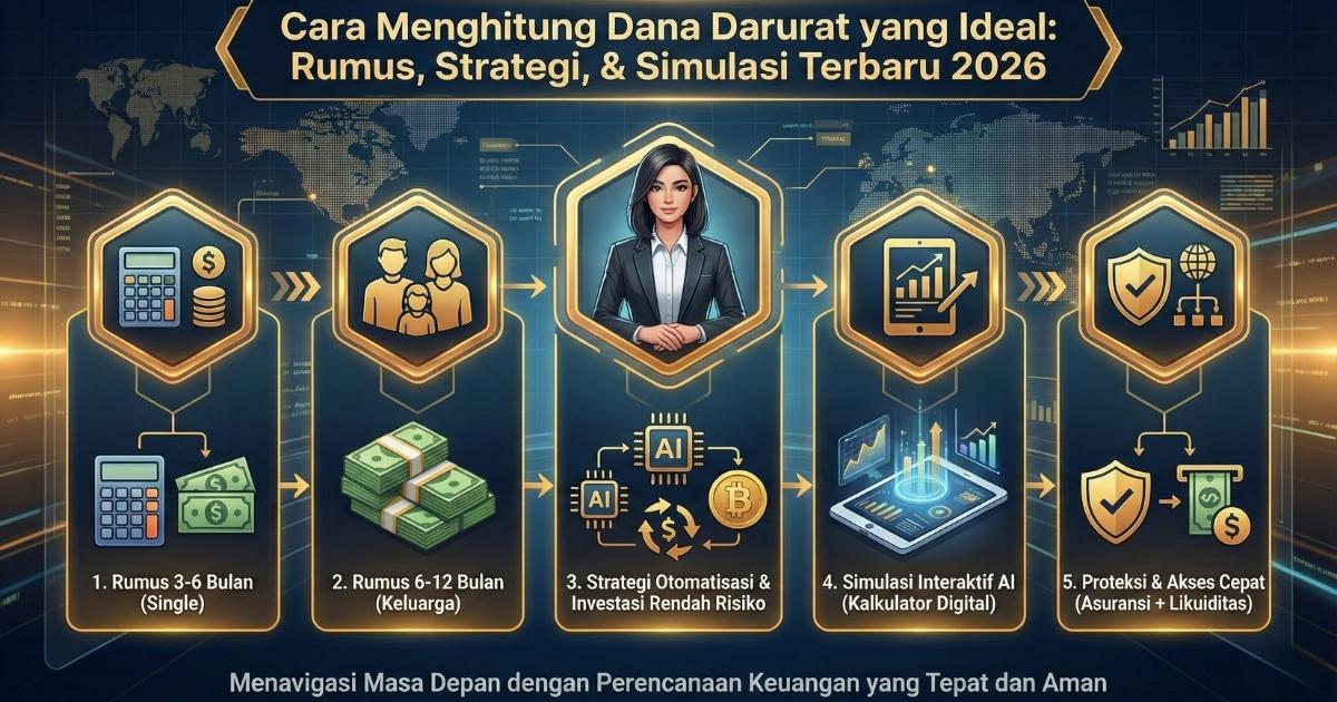 Cara Menghitung Dana Darurat yang Ideal Rumus, Strategi, & Simulasi Terbaru 2026