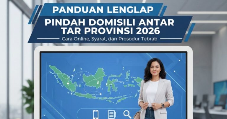 Panduan Lengkap Pindah Domisili Antar Provinsi 2026 Cara Online, Syarat, dan Prosedur Terbaru