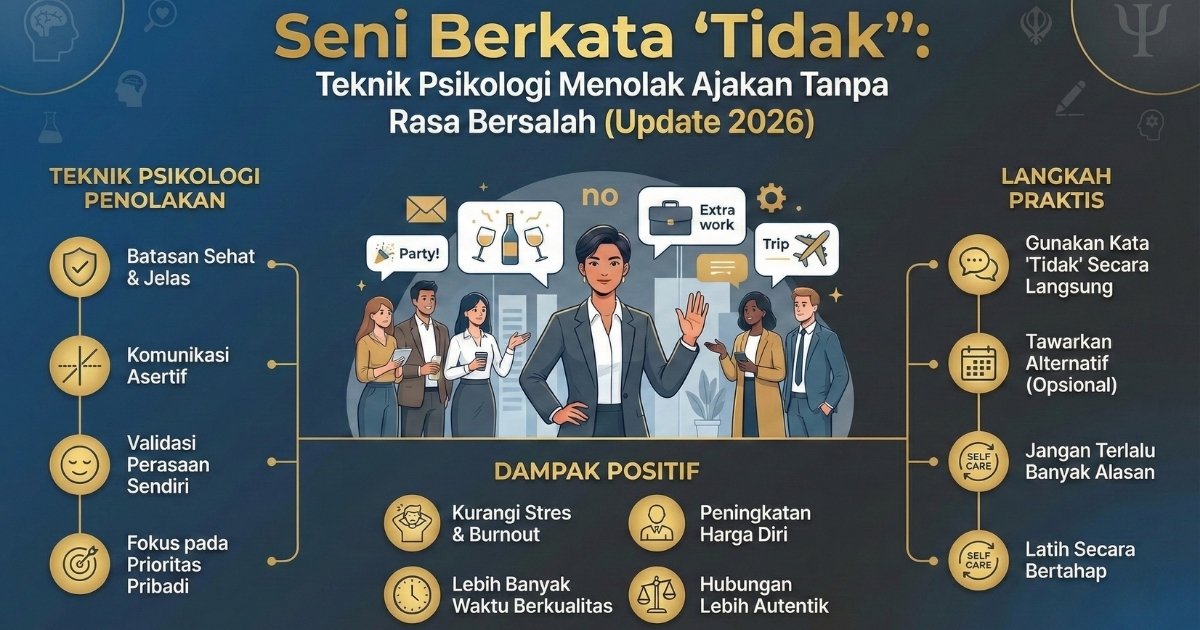 Seni Berkata Tidak Teknik Psikologi Menolak Ajakan Tanpa Rasa Bersalah (Update 2026)
